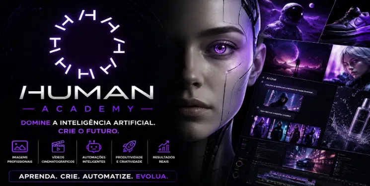 Human Academy com Inteligência Artificial para Imagens e Vídeos